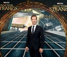 Benedict Cumberbatch in front of the Doctor Strange inspired 3D Art at a fan screening, to celebrate the release of Marvel Studio's Doctor Strange at the Odeon Leicester Square, on October 24, 2016 in London, United Kingdom. 