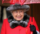  Queen Elizabeth II attends a Christmas Day church service at Sandringham on December 25, 2015 in King's Lynn, England. 