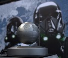 Plox's Star Wars Death Star Levitating Bluetooth Speaker is displayed at CES 2017 at the Sands Expo and Convention Center on January 5, 2017 in Las Vegas, Nevada.