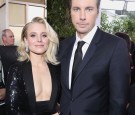 Actors Kristen Bell (L) and Dax Shepard at the 74th annual Golden Globe Awards sponsored by FIJI Water at The Beverly Hilton Hotel on January 8, 2017 in Beverly Hills, California.