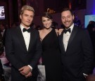 Orlando Bloom and Allison Williams attend the 12th annual UNICEF Snowflake Ball at Cipriani Wall Street on November 29, 2016 in New York City