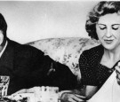 German dictator Adolf Hitler (1889 - 1945) and his mistress Eva Braun (1912 -1945) 