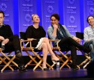 (L-R) Actors Jim Parsons, Kaley Cuoco, Johnny Galecki, and Simon Helberg attend The Paley Center For Media's 33rd Annual PALEYFEST Los Angeles