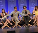 Gina Rodriguez, Justin Baldoni, Jaime Camil and Andrea Nevado attend The Paley Center For Media's 32nd Annual PALEYFEST LA 'Jane The Virgin' screening at the Dolby Theatre on March 15, 2015.