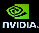 An Nvidia logo is shown on a screen during a keynote address by Nvidia Founder, President and CEO Jen-Hsun Huang (not pictured) at CES 2017 at The Venetian Las Vegas on January 4, 2017 in Las Vegas.