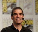 Ed Boon, developer of Injustice 2 speaking for a panel session, at the Comic Con in San Diego, California.