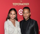 Model Chrissy Teigen and music artist John Legend attend Target Presents 'The Toycracker' Premiere Event at Spring Studios on December 7, 2016 in New York City. 