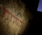 390303 01: Pictographs give evidence of religious ceremonies, dating back 1,000 years, by both Chumash and Yokut Indians at the sacred Painted Rock in the Carrizo Plain National Monument, May 31, 2001. President Bill Clinton established the national monum