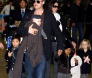 Brad Pitt And Angelina Jolie Arrive In Japan