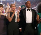  Actress Jessica Biel, singer Beyonce, rapper Jay-Z and singer Solange Knowles attend the 55th Annual GRAMMY Awards at STAPLES Center 