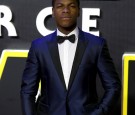 John Boyega attends the European Premiere of 'Star Wars: The Force Awakens' at Leicester Square on December 16, 2015 in London, England.