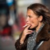 Woman Smoking A Cigarette 