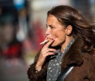 Woman Smoking A Cigarette 