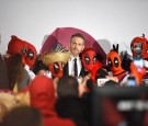 Actor Ryan Reynolds attends the 'Deadpool' fan event at AMC Empire Theatre on February 8, 2016 in New York City. 