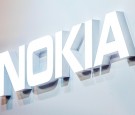 A logo sits illuminated outside the Nokia pavilion on the opening day of the World Mobile Congress at the Fira Gran Via Complex on February 22, 2016 in Barcelona, Spain.