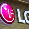A logo sits illuminated outside the LG pavilion during the second day of the Mobile World Congress 2015 at the Fira Gran Via complex on March 3, 2015 in Barcelona, Spain.