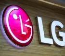 A logo sits illuminated outside the LG pavilion during the second day of the Mobile World Congress 2015 at the Fira Gran Via complex on March 3, 2015 in Barcelona, Spain.