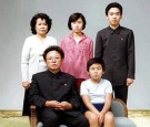 (FILE PHOTO) North Korean leader Kim Jong Il, (1941/1942 - 2011, bottom left), poses with his first-born son Kim Jong Nam, (1971 - 2017, bottom right) in this 1981 family photo in Pyongyang, North Kor