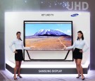 Samsung showcasing its 85-inch UHD LCD TV (Photo Credit: Samsung)