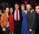 Actress Melissa Rauch, actor Simon Helberg, actress Mayim Bialik, writer/producer Bill Prady, actress Kaley Cuoco, writer/producer Steven Molaro, and actor Kunal Nayyar, for 'The Big Bang Theory.'