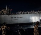 NATUNA, RANAI, INDONESIA - AUGUST 17: Sailors aboard the KRI Karel Satsuitubun during a patrol in the South China Sea on August 17, 2016 in Natuna, Ranai, Indonesia. Amidst the escalated tensions at the South China Sea, Indonesia continues to maintain its