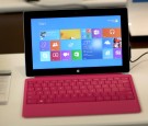 A next generation Microsoft Surface Pro 2 tablet is displayed at a Microsoft store in the Dadeland Mall on October 22, 2013 in Miami, Florida.