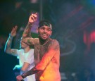 Drai's LIVE Kicks Off 2016 With Performance By Resident Artist Chris Brown At Drai's Nightclub In Las Vegas