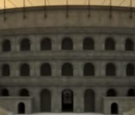 Recreación Infográfica del Anfiteatro Romano de Itálica (Santiponce). 3D recreacion of roman amphitheatre. Colosseum. Revision. Más información