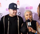 Rob Kardashian and Blac Chyna arrive at her Blac Chyna Birthday Celebration And Unveiling Of Her 'Chymoji' Emoji Collection at the Hard Rock Cafe on May 10, 2016 in Hollywood, California.