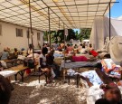  OCTOBER 30: Medics treat cholera patients at a hospital run by the Haitian government where Doctors Without Borders is treating people with cholera October 30, 2010 in St. Marc, Haiti.