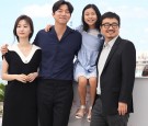 Actors Jung Yu-mi, Gong Yoo, Kim Su-an and director Yeon Sang-ho attend the 'Train To Busan (Bu_San-Haeng)' photocall during the 69th Annual Cannes Film Festival on May 14, 2016 in Cannes, France. 