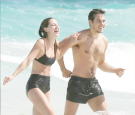 Melissa Benoist and Chris Wood together in Mexico, cancun #melwood