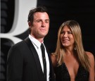 Actors Justin Theroux and Jennifer Aniston attend the 2017 Vanity Fair Oscar Party hosted by Graydon Carter at Wallis Annenberg Center for the Performing Arts on February 26, 2017 in Beverly Hills, Ca