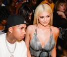 Tyga and Kylie Jenner attends the Alexander Wang show during New York Fashion Week at Pier 94 on September 10, 2016 in New York City. 