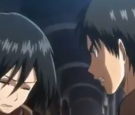 Attack on titan| eren headbutts mikasa