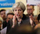 Prime Minster Theresa May Campaigns In Dudley