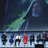 Star Wars: The Last Jedi cast attends a fan convention.