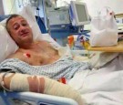 Roy Larner almost died fighting off the London attackers in a pub.