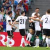 Germany celebrates after scoring against El Tri.