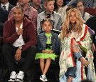 Jay Z, Blue Ivy Carter and Beyoncé Knowles