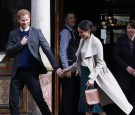 Meghan Markle and Prince Harry spotted taking public transit to royal event