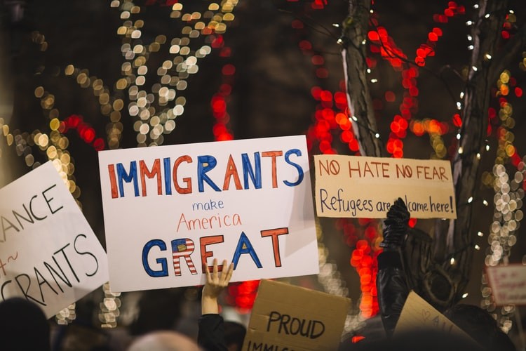 Immigrants take to the streets to show their support for one another