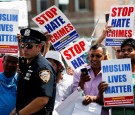 People from different races urging the government to stop hate crimes