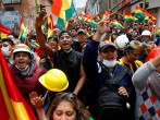 Bolivian's new leader is facing daunting problems while protests continue
