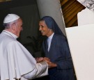 Pope Francis together with his cousin Sister Ana Rosa Sivori