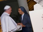 Pope Francis together with his cousin Sister Ana Rosa Sivori