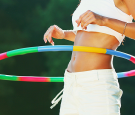 A Chicago woman attempts to break the Hula Hoop record.