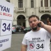 Bryan Russell starts his campaign ahead of the Parliament election on January