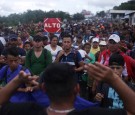 More than 2,500 Hondurans along with dozens of Nicaraguans, Guatemalans, and Salvadorans joined the caravan to enter United States.