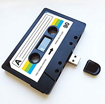 Retro Tape Cassette USB 